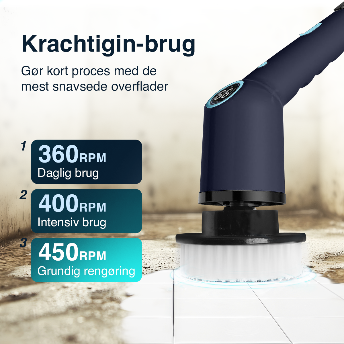 NanoPro elektrisk skrubbebørste