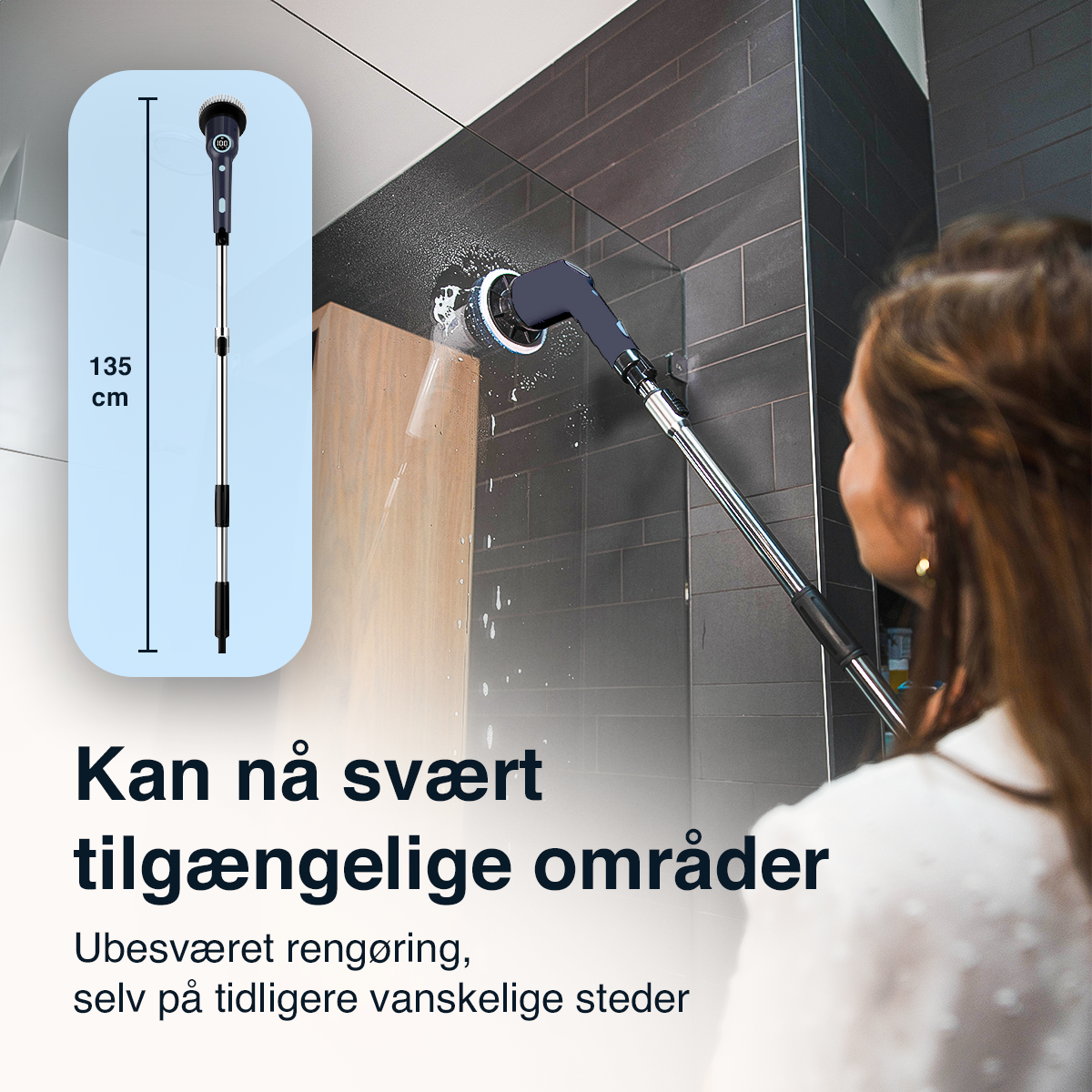 NanoPro elektrisk skrubbebørste