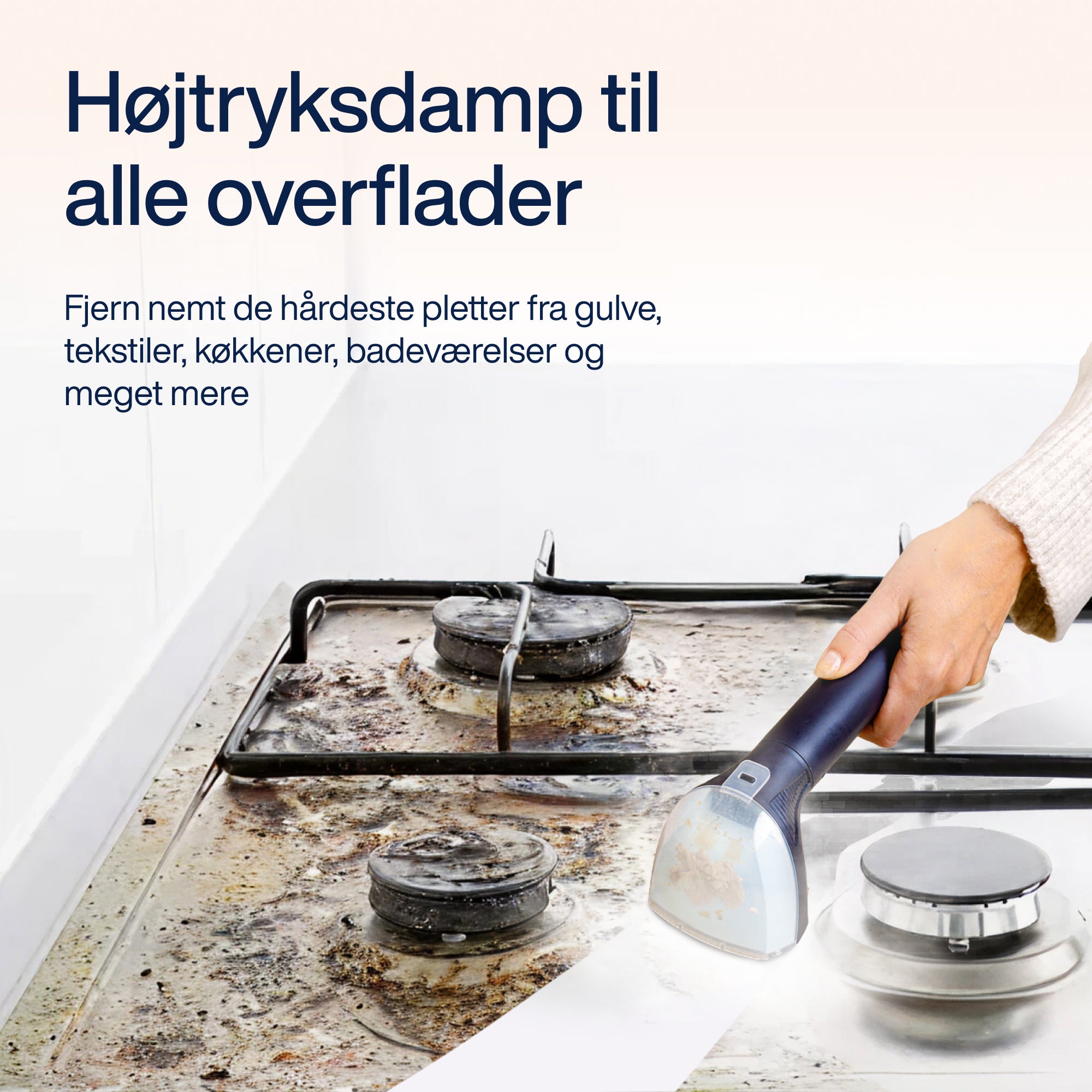 Pletfjerner PowerClean Pro - Damp & Varmt vand